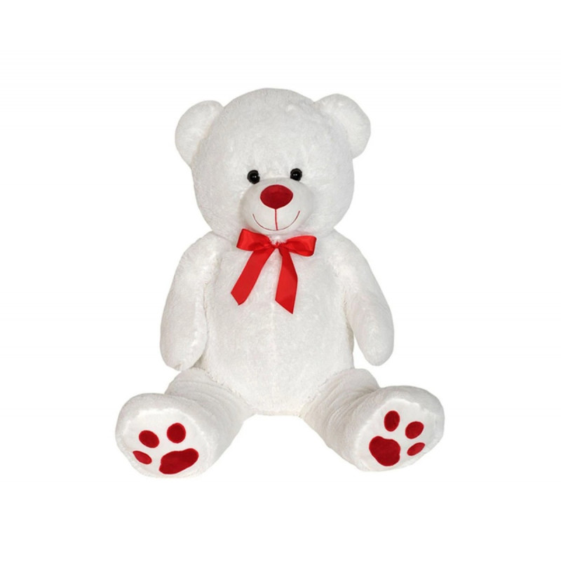 Плюшена играчка Мече, бяло, 100 см