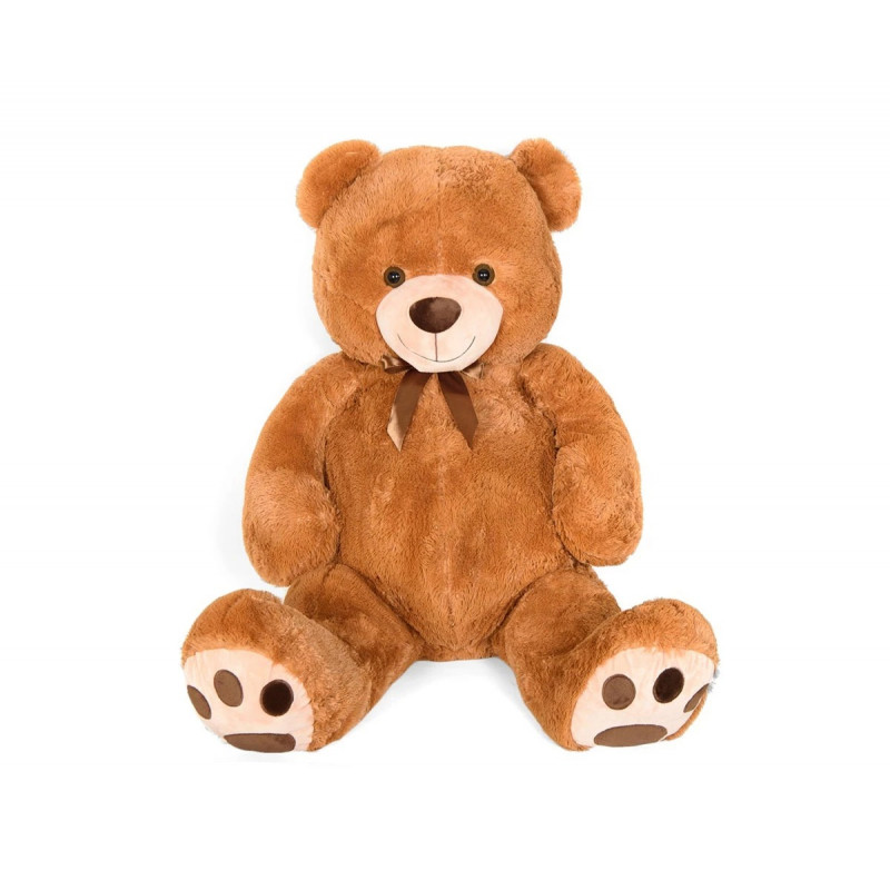 Плюшена играчка мече, кафяво, 135 см