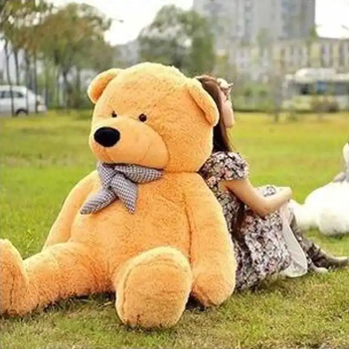 Плюшен мечок, светло кафяв, 150 см