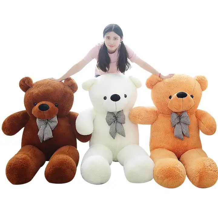 Плюшен мечок, светло кафяв, 150 см