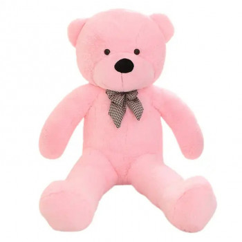 Плюшен мечок, розов, 90 см