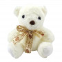 Плюшено мече с панделка, бежово