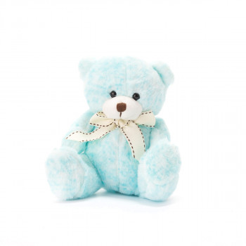 Плюшено мече Емо, синьо, 18 см