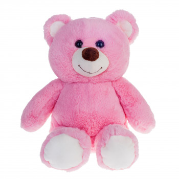 Плюшено мече, розово, 40 см