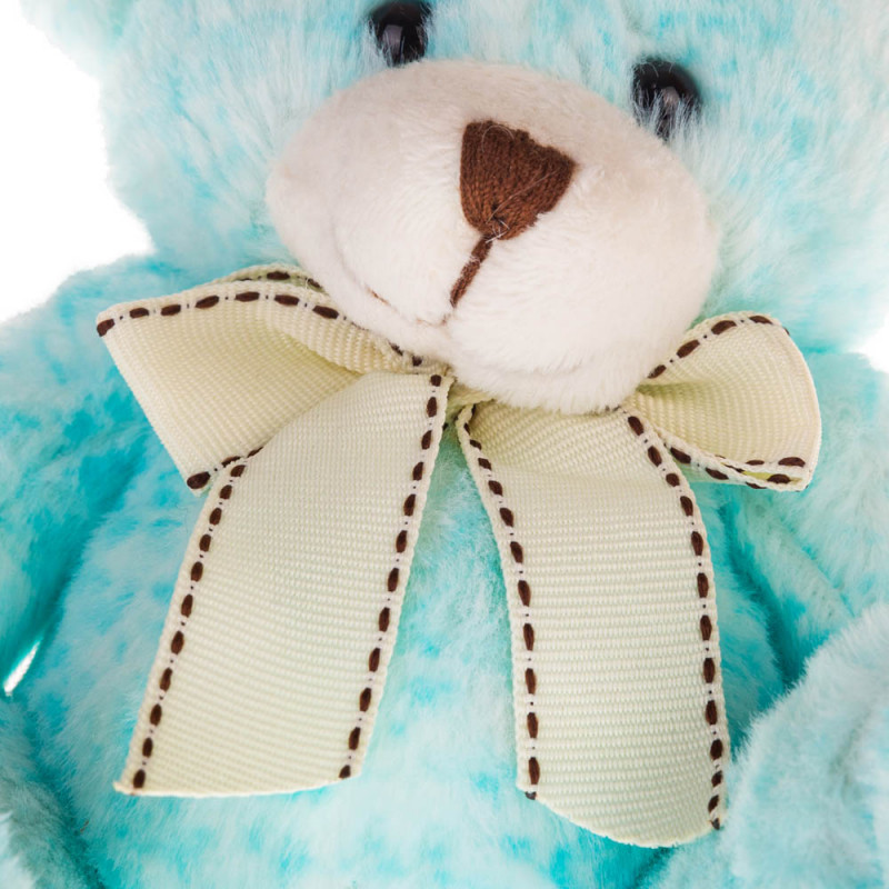 Плюшено мече Емо, синьо, 18 см