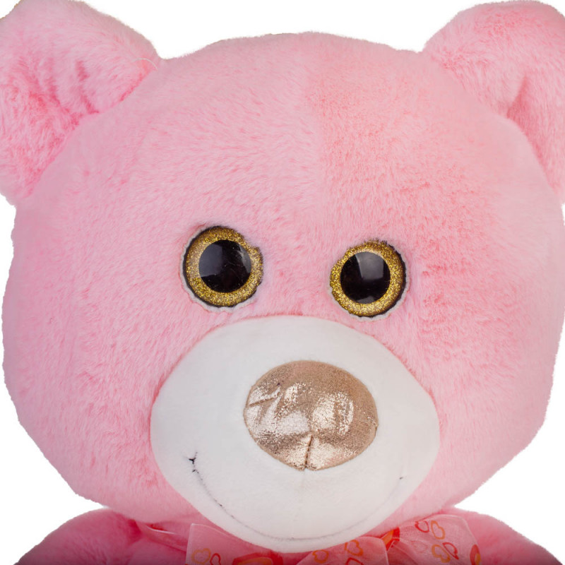 Плюшено мече Маги, розово, 50 см