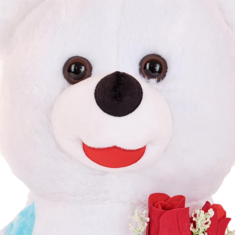 Плюшено мече с цвете Даниел