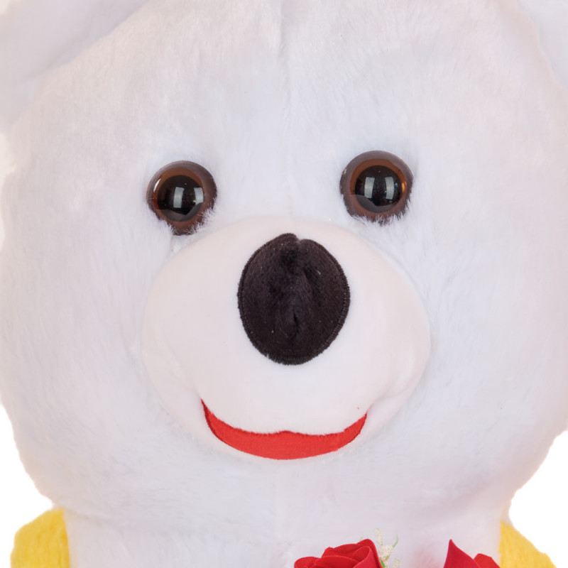 Плюшено мече с цвете Николай