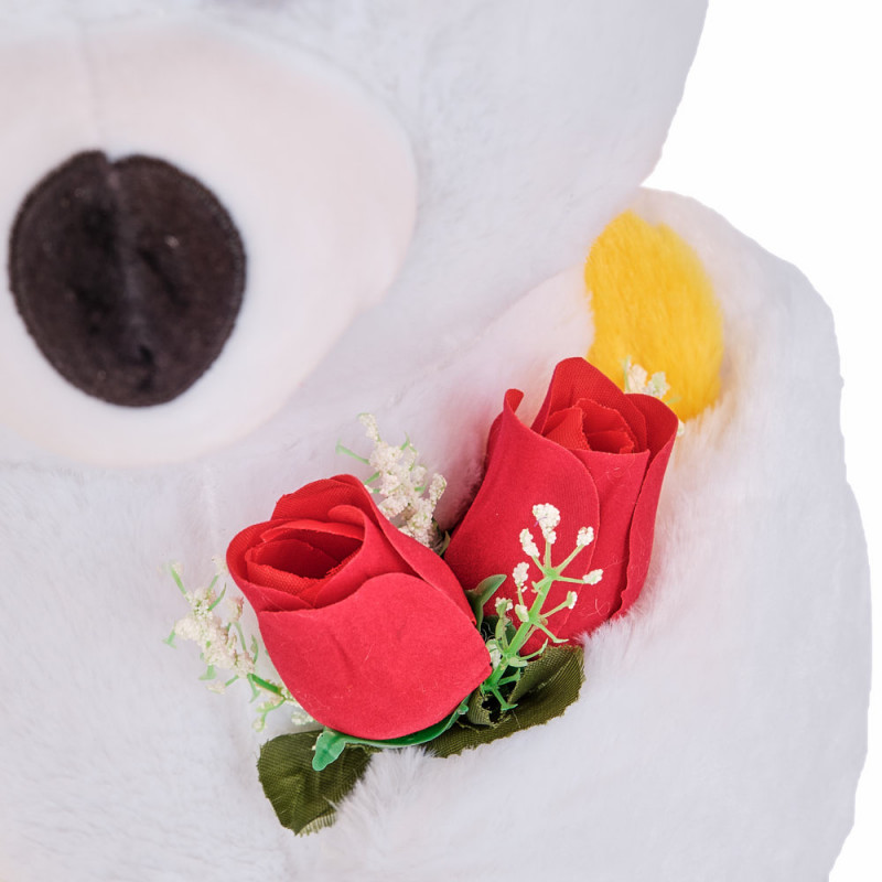 Плюшено мече с цвете Николай