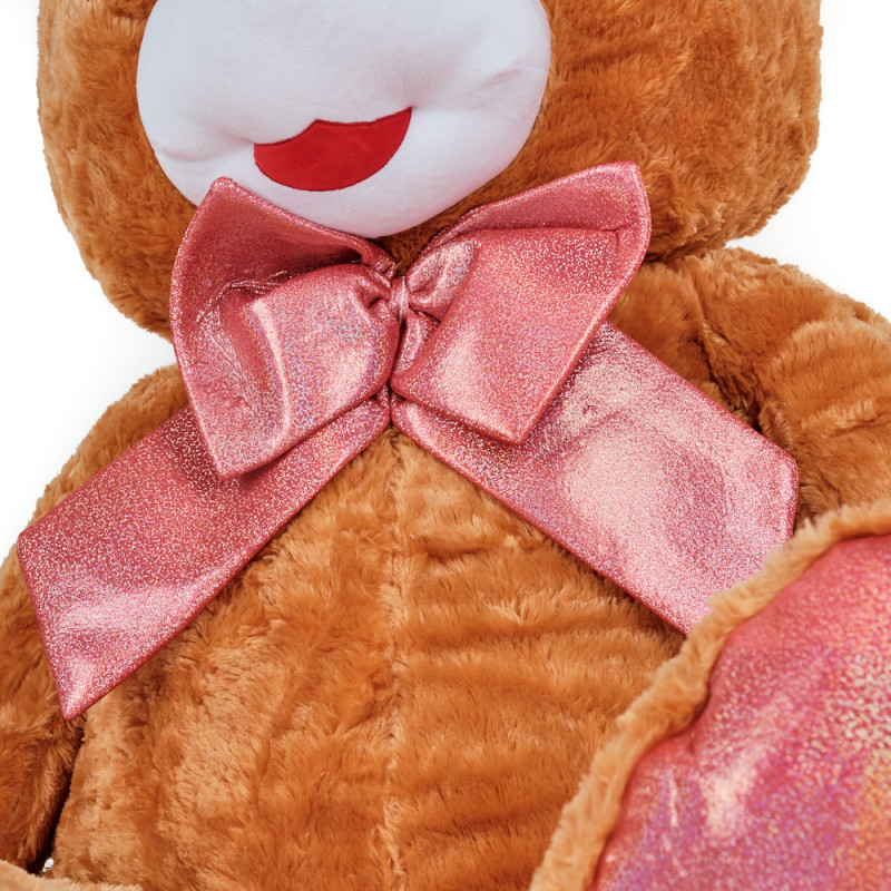 Плюшен мечок мега гигант в кафяво 