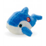 Плюшен делфин Оли със звук, син, 18 см
