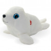 Плюшен тюлен Юли, бял, 23 см