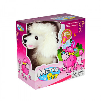 Бяло кученце с дистанционно управление