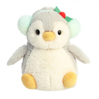 Плюшен пингвин Aurora, сив, 16 см