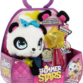 Плюшена играчка Панда Пикси с аксесоари - Shimmer Stars