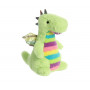 Плюшен дракон Aurora, цветен, 23 см
