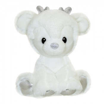 Плюшен Северен Елен Aurora, бял, 16 см