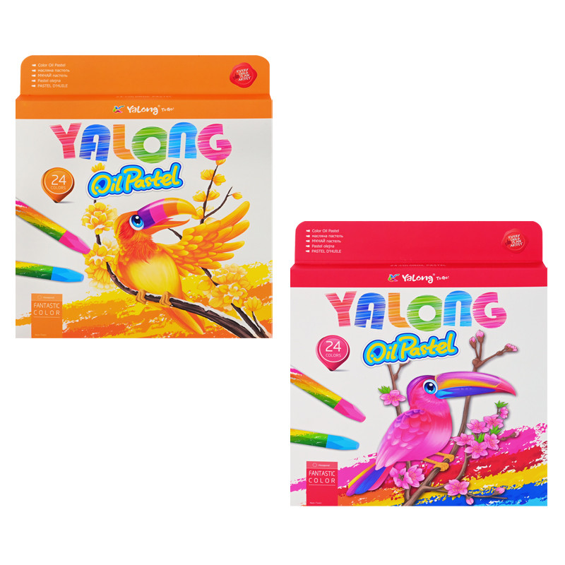 Маслени пастели - 24 цвята