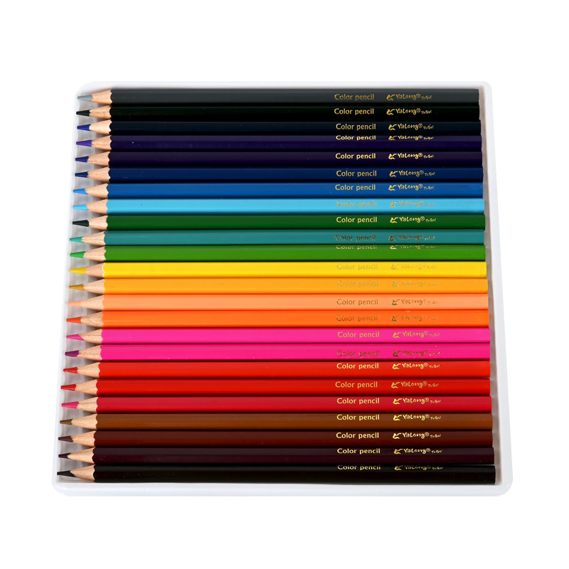 Професионални цветни моливи /24 цвята/