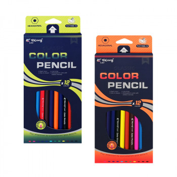 Цветни моливи с гума /12 цвята/