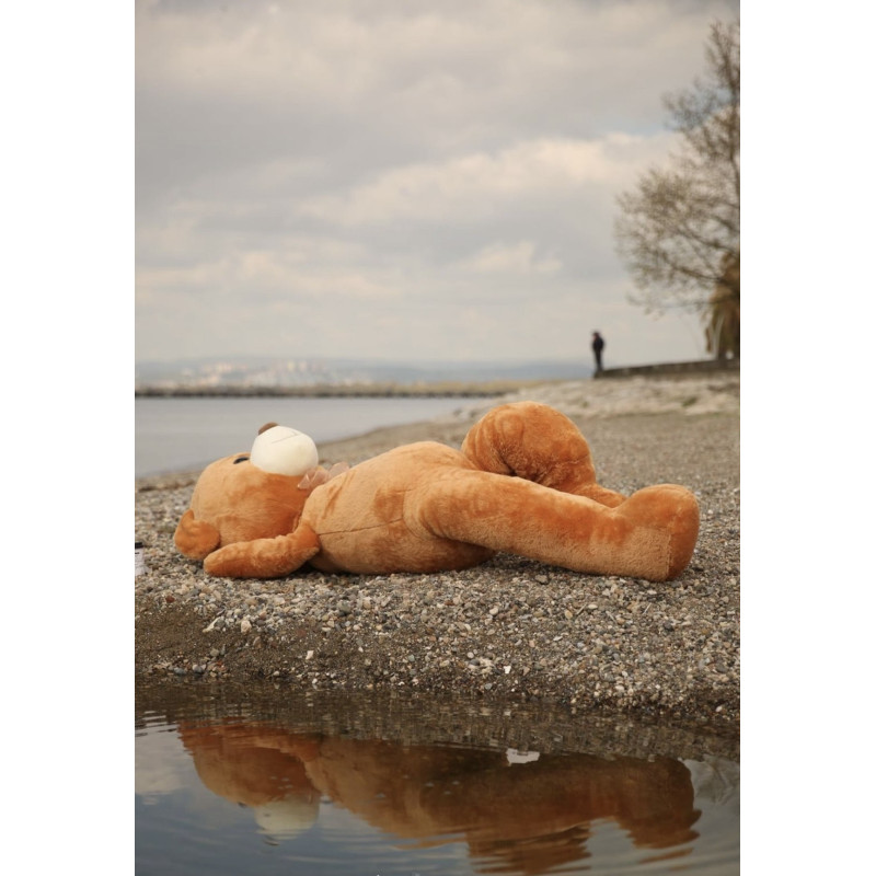 Плюшен мечок мега гигант, кафяв, 200 см