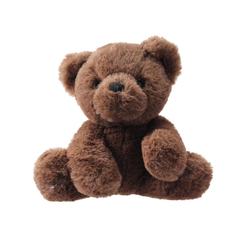 Плюшена играчка мече Aurora, кафяво, 19 см