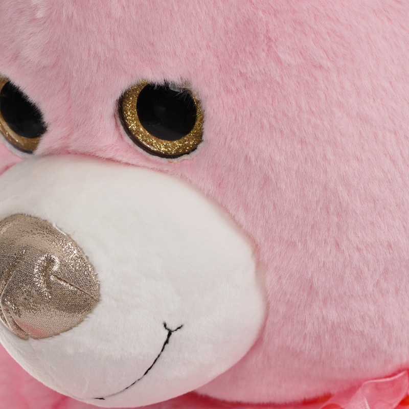 Плюшено мече Маги, розово, 50 см