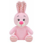 Плюшено зайче Ади, розово, 15 см
