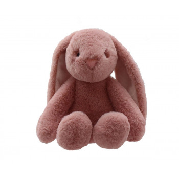 Плюшено зайче Aurora Eco, розово, 22 см