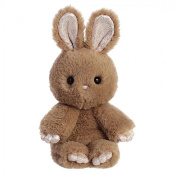Плюшено зайче с блестящи ушички