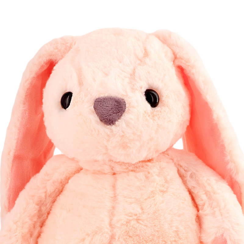 Плюшено зайче Бони, розово, 23 см