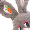 Плюшено зайче Марти, сиво, 45 см
