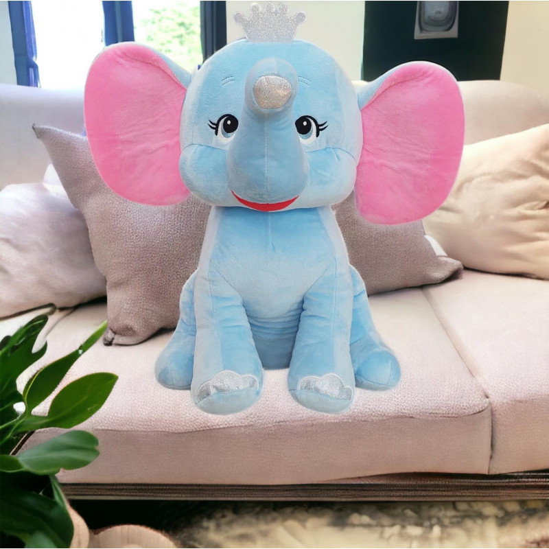 Плюшено слонче мама на Тара, син, 35 см