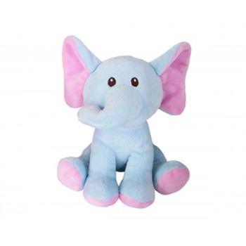 Плюшено слонче в синьо