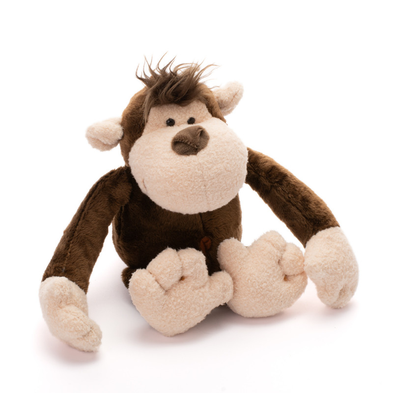 Плюшена маймунка Мери, кафява, 25 см