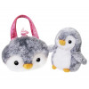 Плюшено пингвинче в чантичка