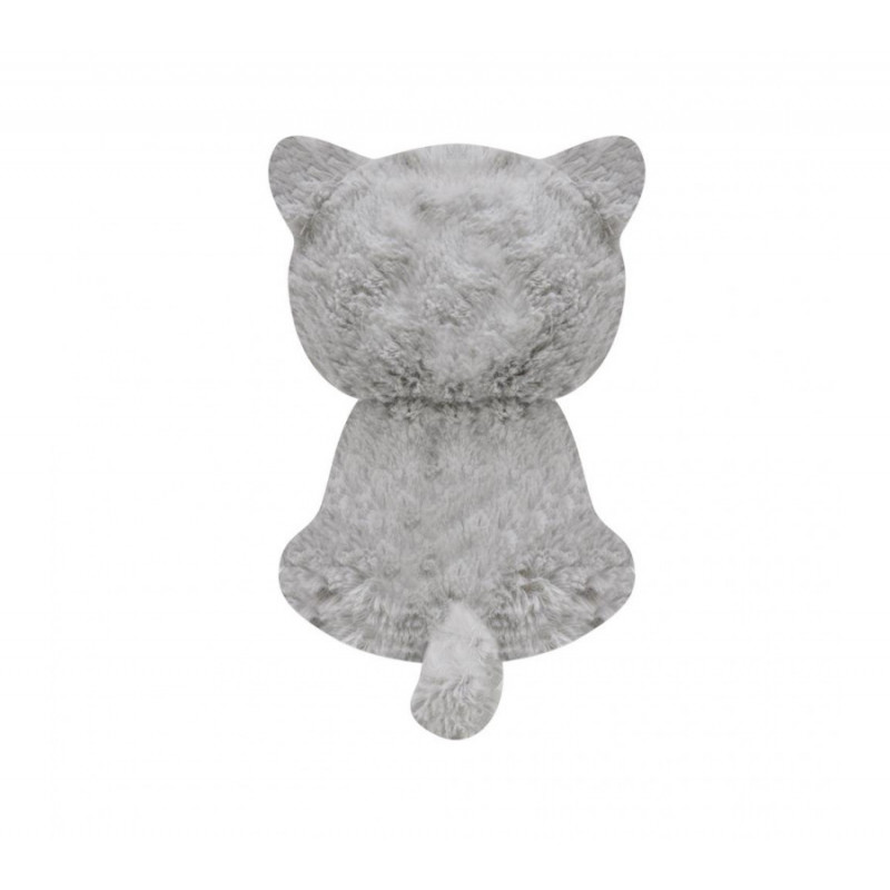 Плюшено коте Кити, сиво, 17 см