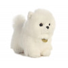 Плюшено куче Померан, бяло, 19 см