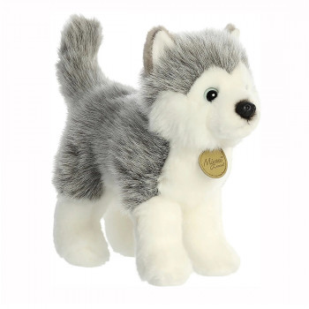 Плюшено куче - хъски с медальон 