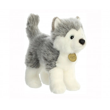 Плюшено куче - хъски с медальон 