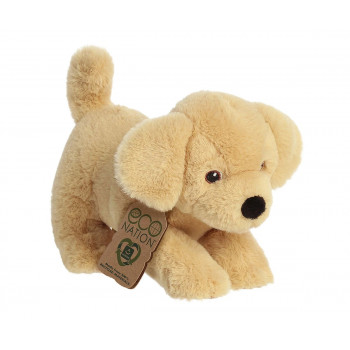 Плюшено куче лабрадор Aurora Eco, кафяво, 15 см