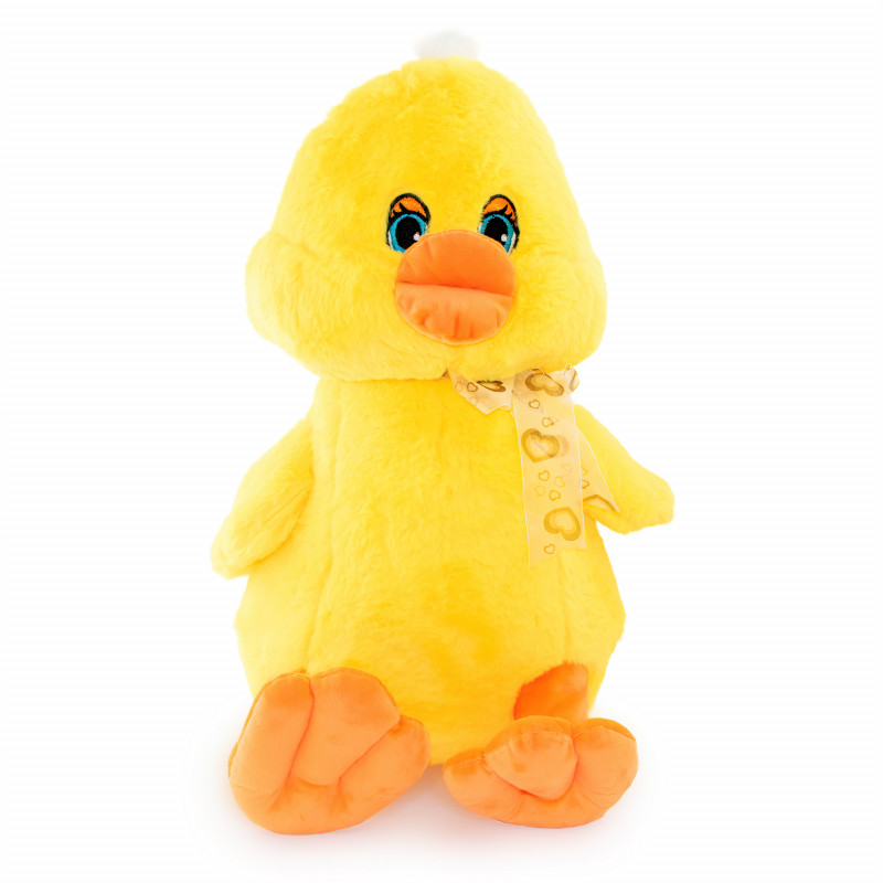 Плюшено пате със сини очи, 55 см