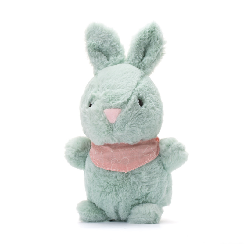 Плюшено зайче с шалче Слав