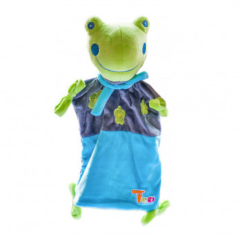 Мека играчка за гушкане жабка, 28 см