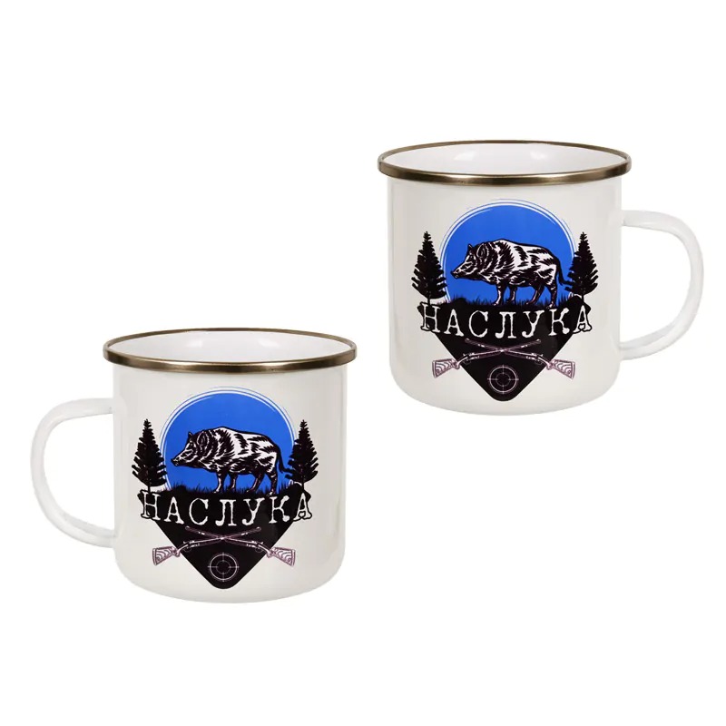 Подаръчен комплект за ловец - Наслука с метално канче и запалка