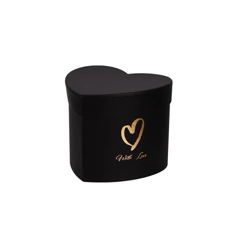 Подаръчна кутия - Сърце, черна