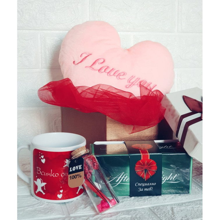 Подаръчен комплект "I love you"