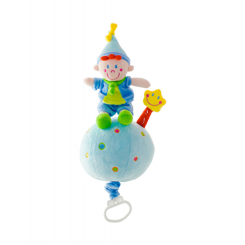 Плюшена бебешка латерна с момченце