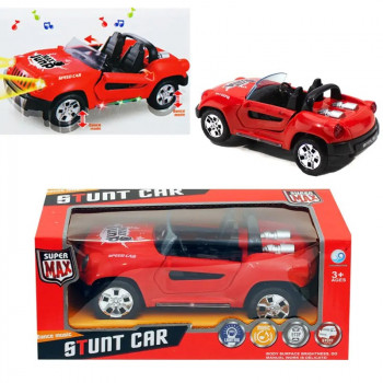 Танцуваща кола със звук и светлина в червено