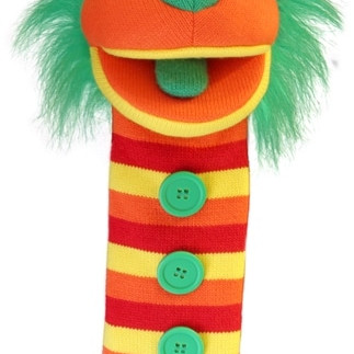 Кукла ръкавица за куклен театър Чорапено чудовище Бътанс